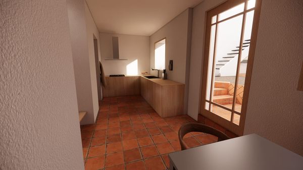 Vivienda con patio interior 2
