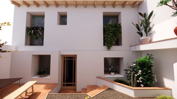 Vivienda con patio interior 6